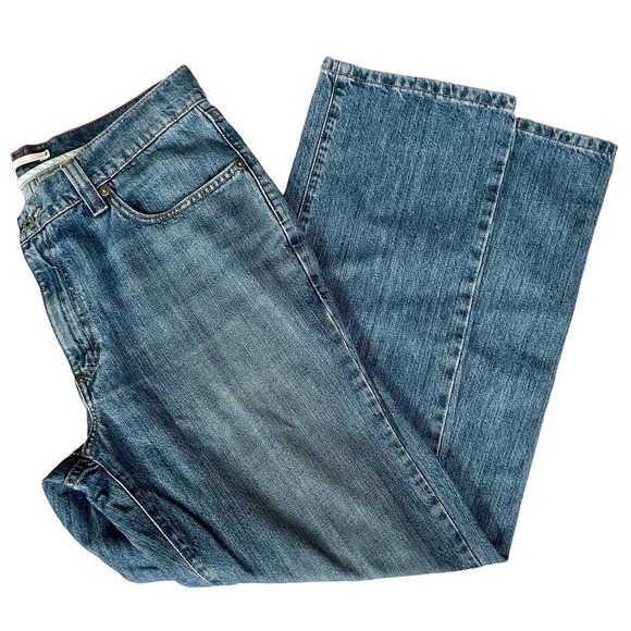 L.L. Bean Stright leg Classic fit denim blue jeans Gorpcore size 33 x 29 short‌‌ - Picture 1 of 9